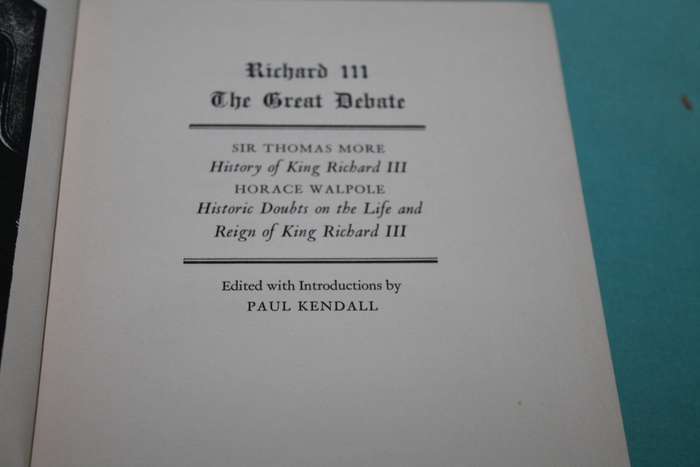 Richard III The Great Debate