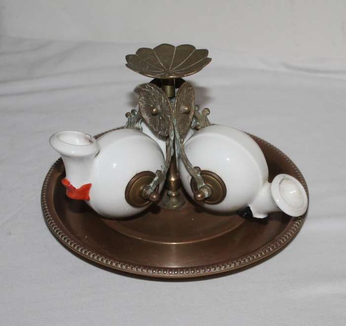 Inkwell 3 snail holders