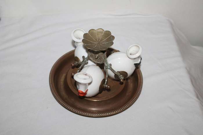 Inkwell 3 snail holders