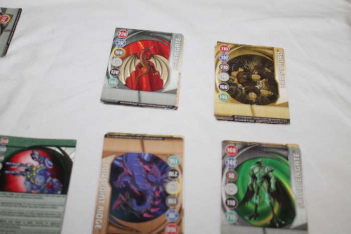 10 Bakugan cards