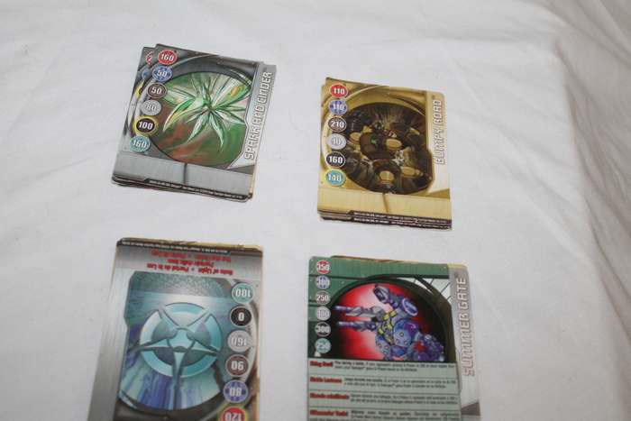 10 Bakugan cards