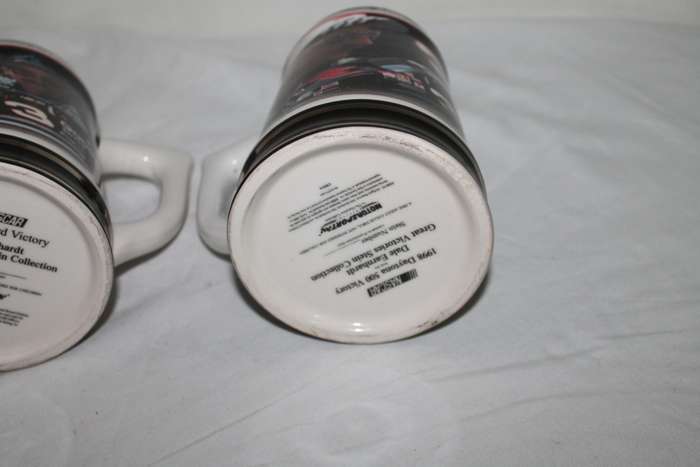 2 Dale Earnhardt Victories Stein Collection Beer Mugs