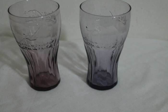 2 Coke Glases 2010 Fifa Cup
