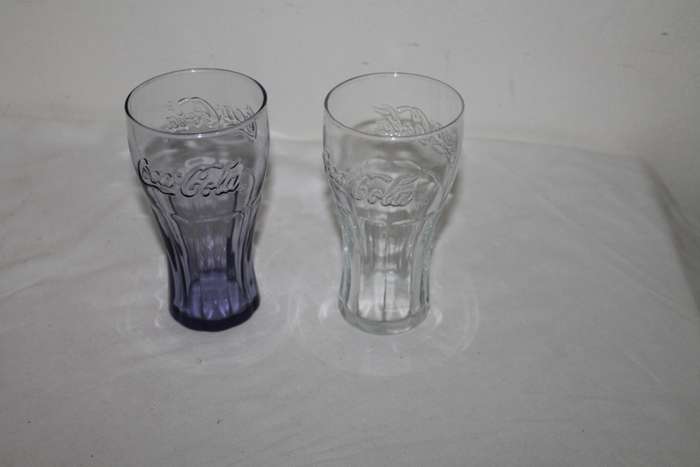2 Coke Glasses