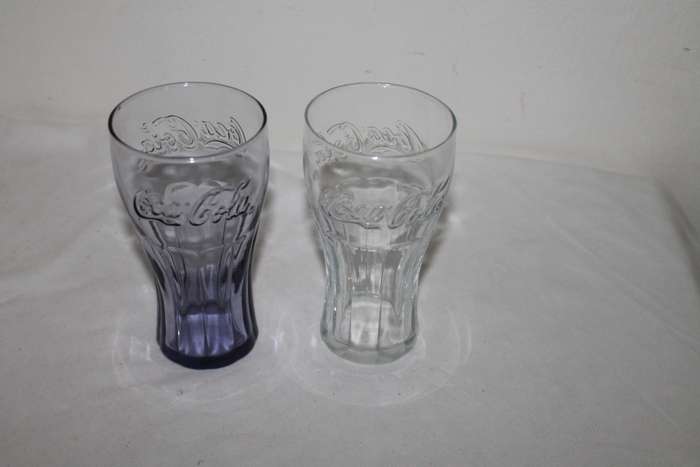 2 Coke Glasses