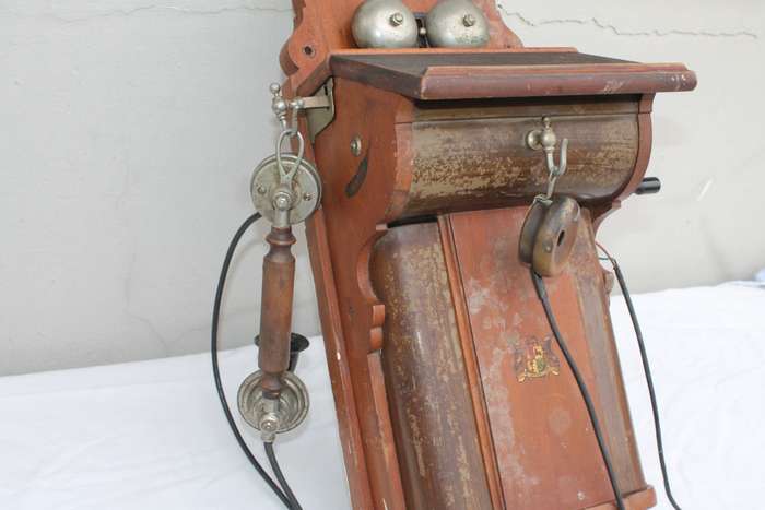 Vintage Wooden Telephone