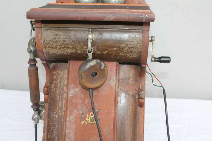Vintage Wooden Telephone