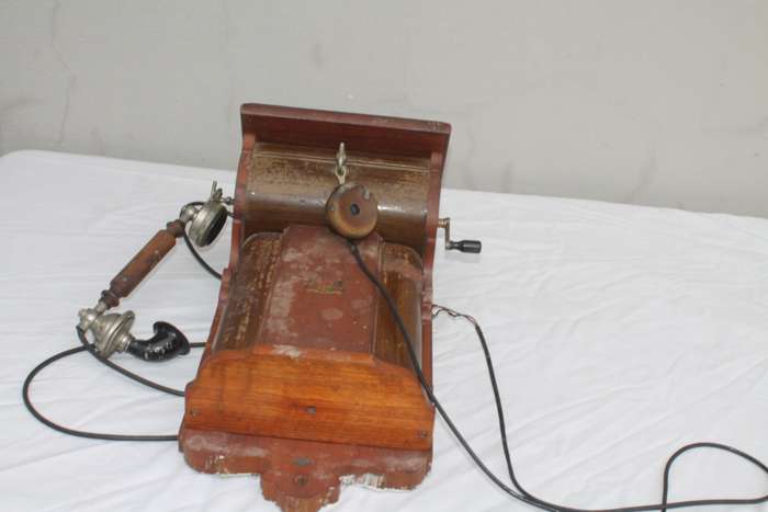 Vintage Wooden Telephone