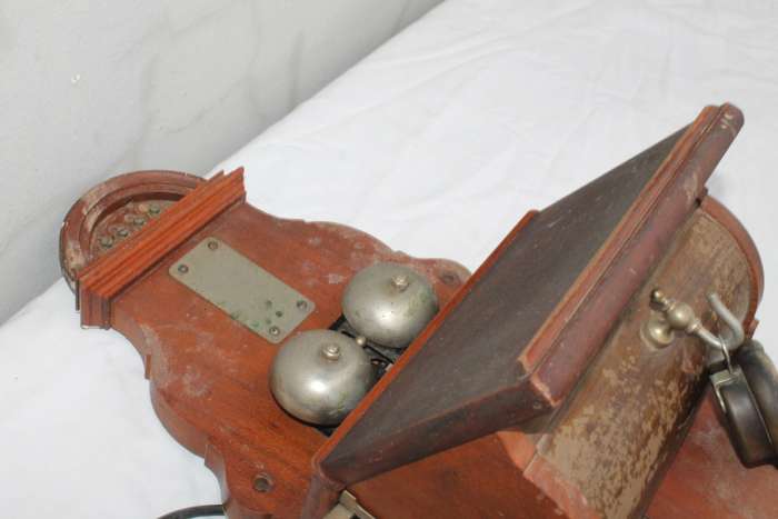Vintage Wooden Telephone