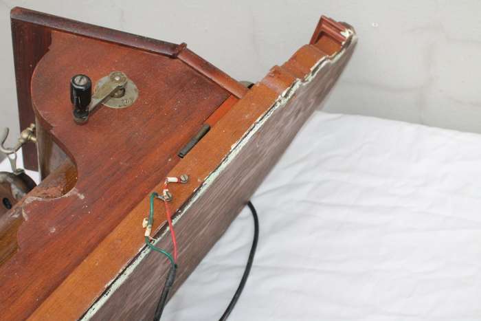 Vintage Wooden Telephone