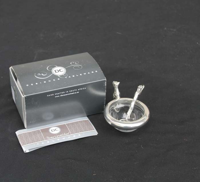 Boxed Diana Carmichael Cheetah with spoon