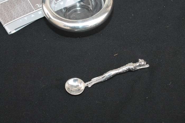 Boxed Diana Carmichael Cheetah with spoon