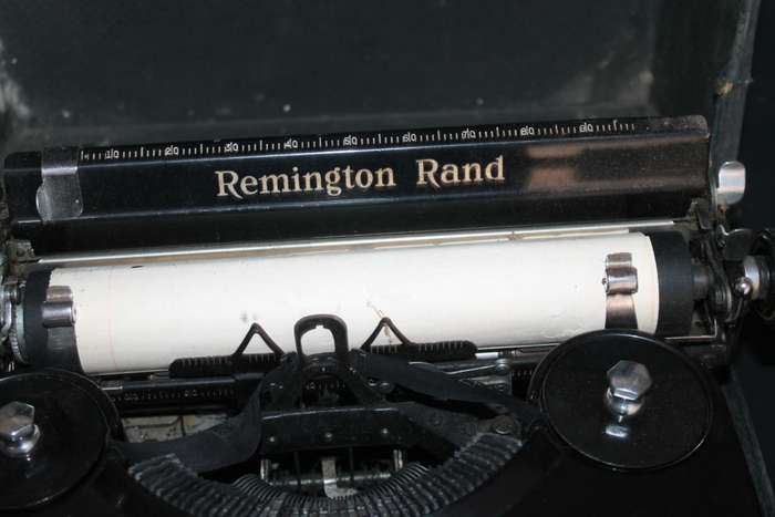 Remmington Rand typewriter