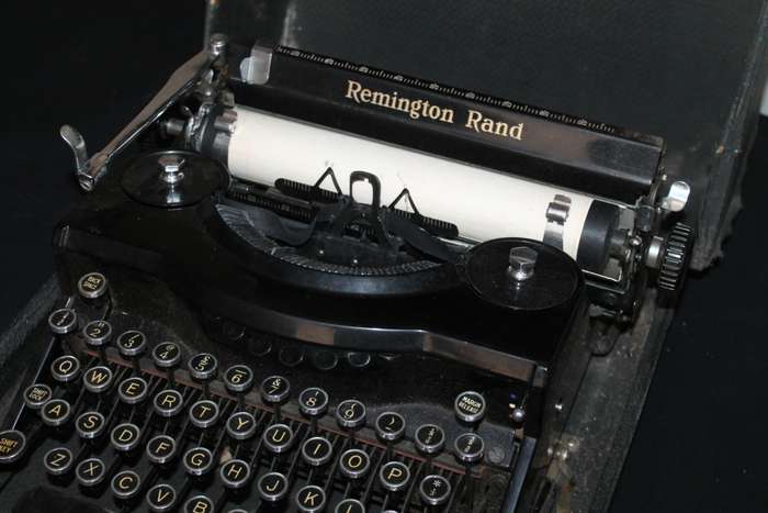 Remmington Rand typewriter