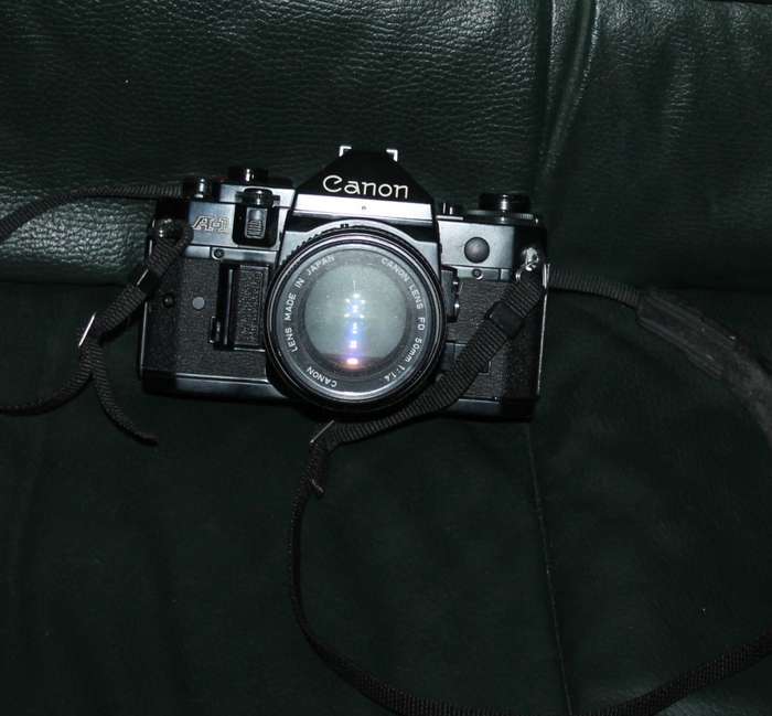 Canon AE 1 with three Lenses