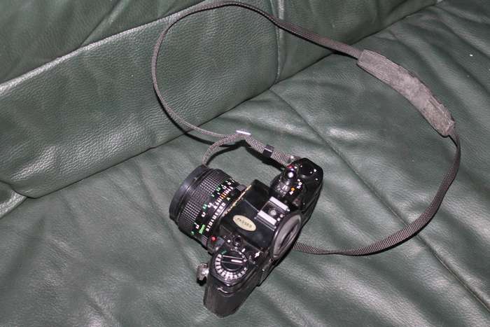 Canon AE 1 with three Lenses