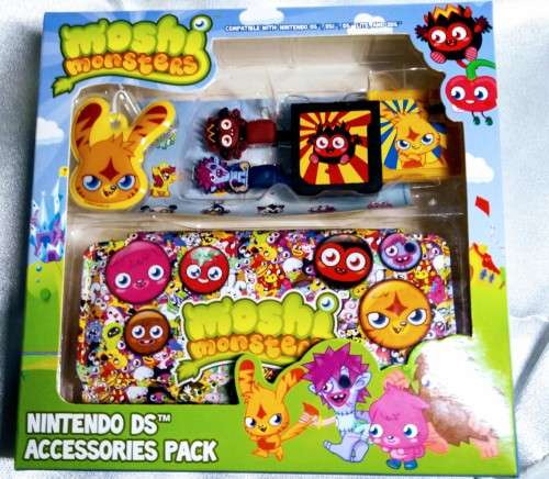 MOSHI MONSTERS NINTENDO ACC PACK - DS, DSI, LITE & 3DS! + FREE COURIER