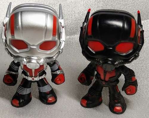 FUNKO MYSTERY BOBBLE FIGS - ANT-MAN RED SUIT and ANT-MAN BLACKOUT SUIT (APROX 7CM )