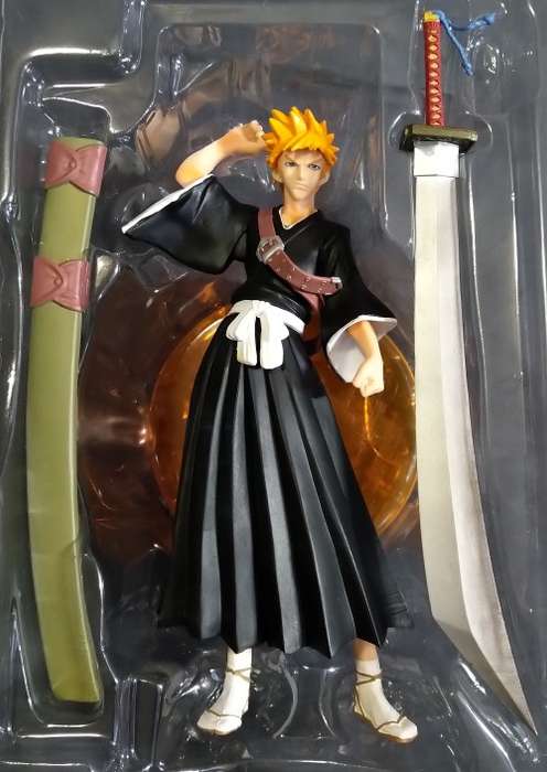 MEGAHOUSE - BLEACH - ICHIGO KUROSAKI FIXED FIGURE 23CM - RARE