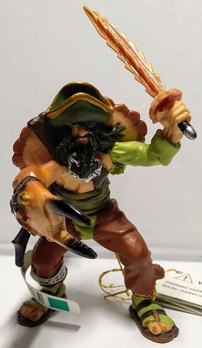 ORIGINAL PAPO - SEA PIRATES - CRAB PIRATE FIGURE - APPROX 12CM