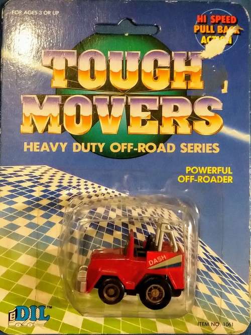 VINTAGE 1980/90`S TOUGH MOVERS BY D.I.L. - DIE CAST CAR SEALED