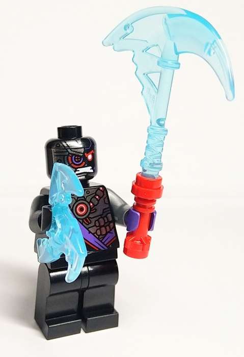 LEGO - Ninjago - Nindroid - with Shuriken and Eclipse Scythe acc