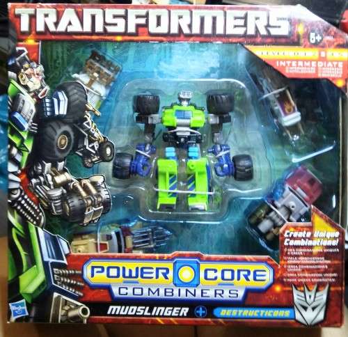 Original Transformers Power Core Combiners 5 in 1 Mudslinger With Destructicons 2010 Hasbro - Sealed