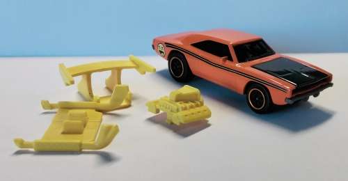 Majorette - Die Cast Cars - Ltd Edition - Tuned Up - Dodge Charger R1 - Rubber Burn - Rare