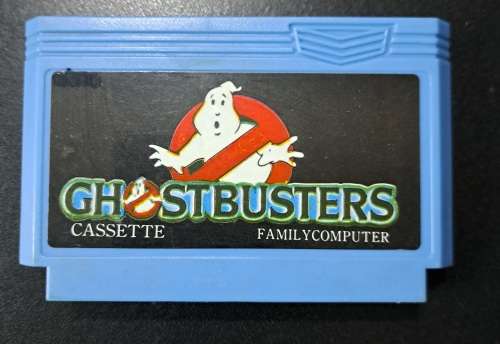 RETRO FAMICOM GAME CARTRIDGE - GHOSTBUSTERS 2