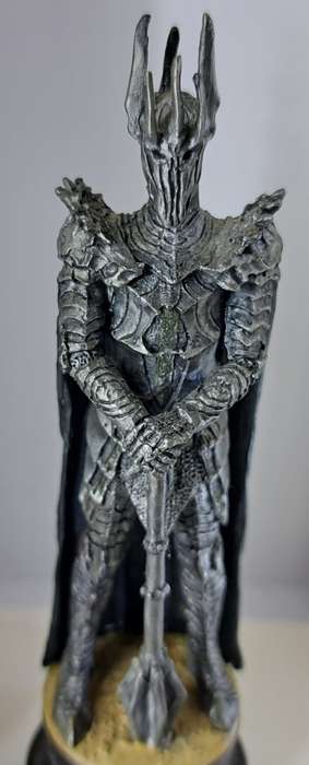Late Entry! - Original Lord Of The Rings Metal Statue - Sauron 10.5CM - Gorgeous