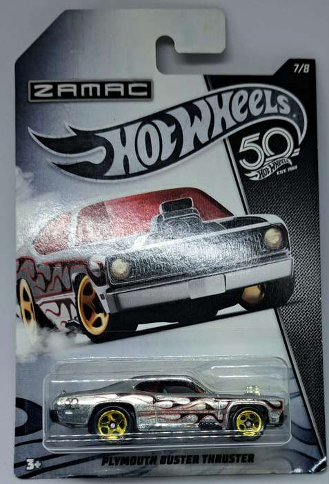 Hot Wheels 50 Years - Die Cast Vehicles 1:64 - ZAMAC - Plymouth Duster Thruster