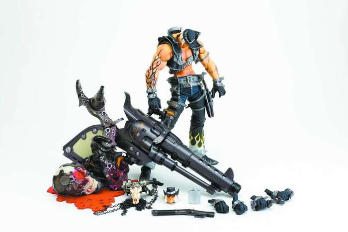 Kaiyodo - TriGun - Gazelle The Peace Maker - Rare Black Version - Insane Figure!!!
