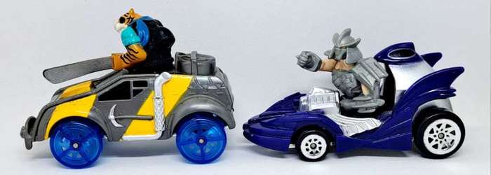 2014 PlayMates -  TMNT - Teenage Mutant Ninja Turtles Car Bundle