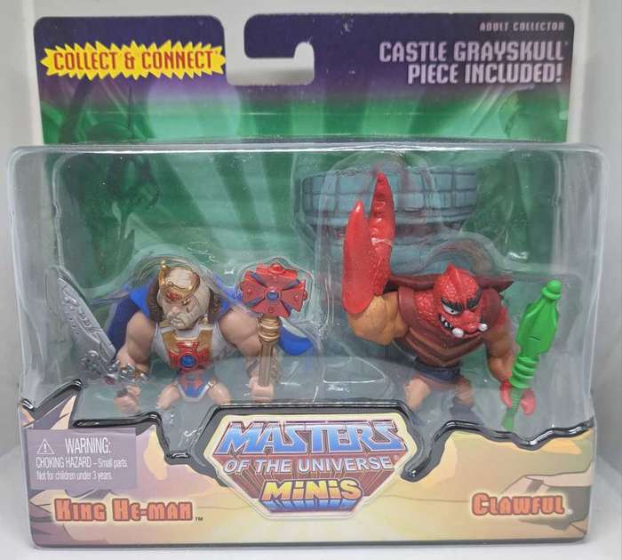 2014 MATTEL/MATTYCOL EXCLUSIVE - Masters of the Universe Minis King He-Man & Clawful Figure Set