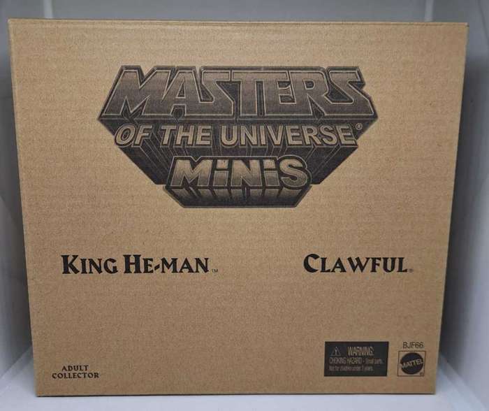2014 MATTEL/MATTYCOL EXCLUSIVE - Masters of the Universe Minis King He-Man & Clawful Figure Set