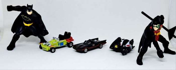 JADA / DC COMICS - Batman Nano Metal Rides Bundle with Batman & Robin