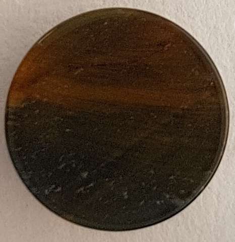 NATURAL GOLD TIGERS` EYE ROUND CABOCHON - 8 mm