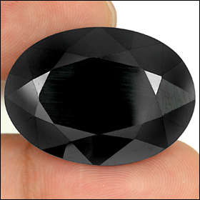 INCREDIBLE COLLECTER'S GEM - NATURAL BLACK SPINEL 42.77ct