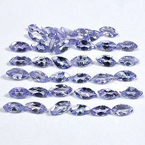 TANZANITE ACCENT STONES - 35 PIECE LOT!