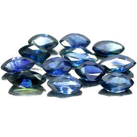BEAUTIFUL BLUE SAPPHIRES - 12 PIECE LOT!