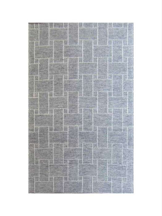 Indian Handmade White & Grey Rug