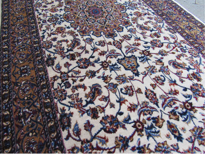 Persian Inspired Kashan Runner Rug - 80 x 4m