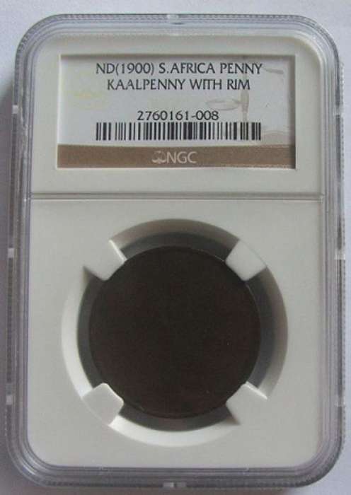 1900 ZAR Kruger Kaal/Blank Penny NGC