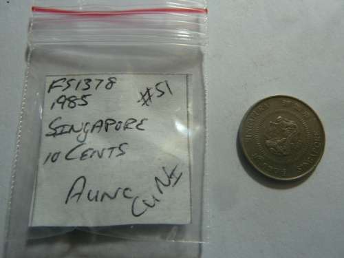 1986 Singapore 10 cents