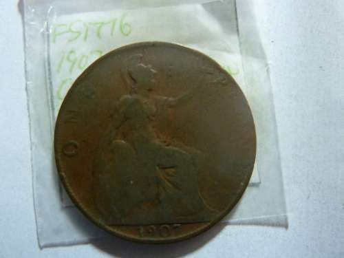1907 Great Britain 1 penny
