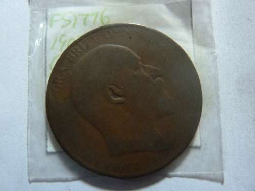 1907 Great Britain 1 penny