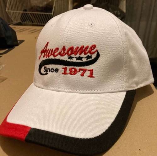 Awesome Since 1971 - Baseball Cap -THE IDEAL 50th BIRTHDAY GIFT!