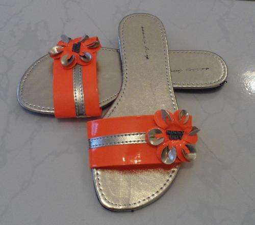 Sissy Boy Slip-on Sandals Gold/Orange