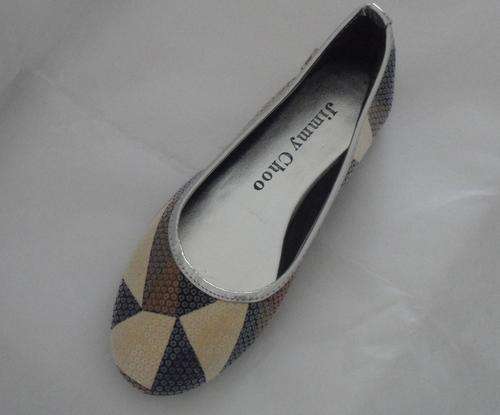 Jimmy Choo Sequined Ballerina Pumps Multi-Coloured---Size 4---