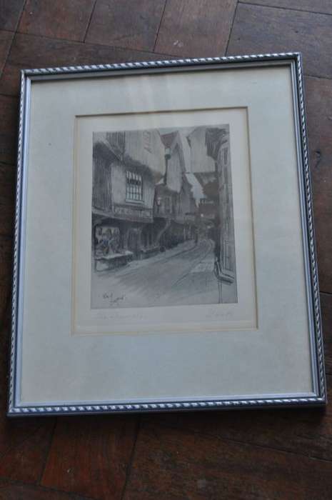 CECIL ALDIN(1870-1935),ETCHING,SIGNED,TITELED